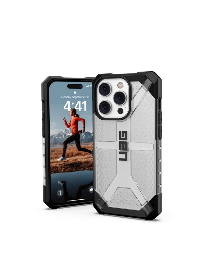 Urban Armor Gear Urban Armor Gear TPU+PC iPhone 14 Pro Case,Plasma Rugged Lightweight Shockproof Protective Case/Cover Designed For iPhone 14 Pro(6.1-Inch) 2022,Wireless Charging Compatible(Military Drop Tested)-Ice - Image 1