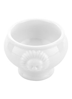 Restaurantware Restaurantware-2 Ounce Porcelain Bowls, 10 Lion Head Design Porcelain Small Bowls - Microwave-Safe, Oven-Safe, White Porcelain White Bowls, Chip-Resistant, Round  - Image 1