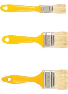 3-Piece Paint Brush Set Shortcut Brush Set