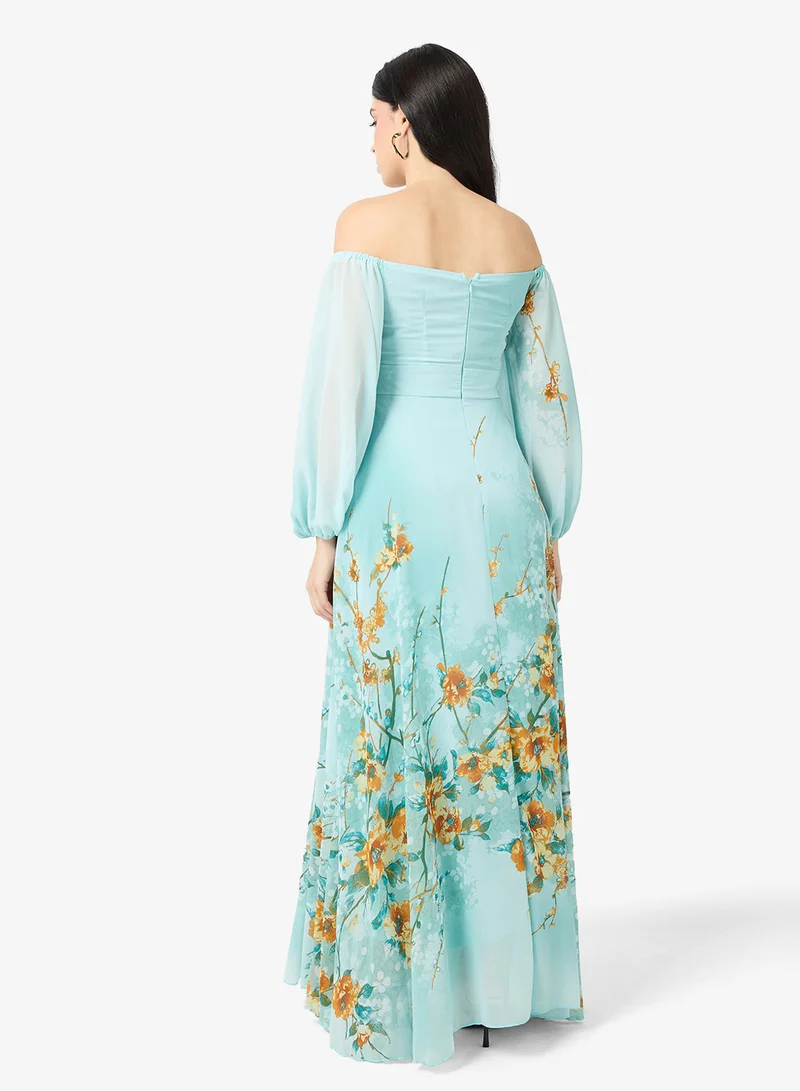 ايلا ليمتد اديشن فستان بطبعة زهور