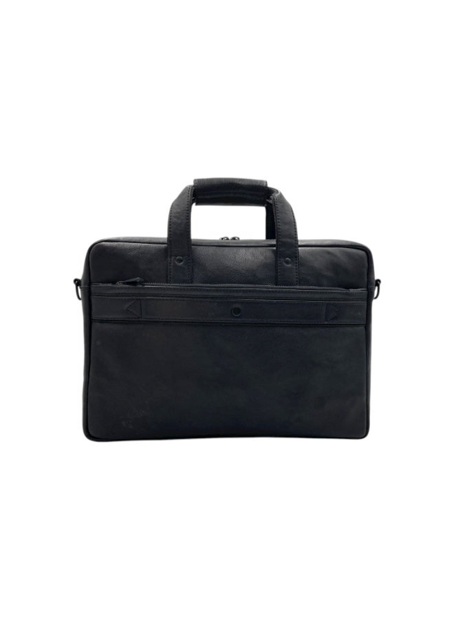 LAVERI LEATHER LAVERI Laptop Bag for Men - Leather Messenger Bag for Office - Fits up to 15 Inch Laptop - Shoulder Bag with Multiple Compartments - Executive Leather Bag for Work/Travel/Casual - 2866 - Image 2