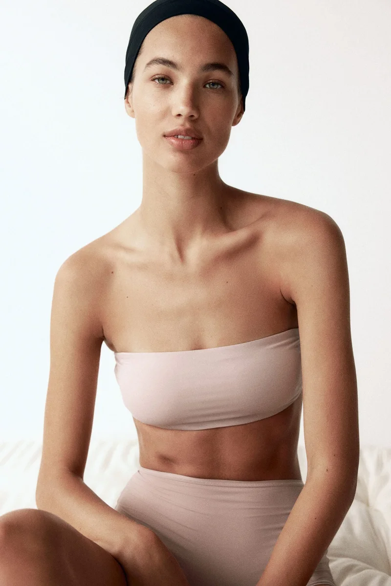 H&M Padded jersey bandeau bra