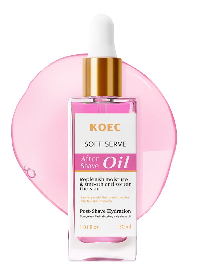 KOEC Hair Removal Oil - Strawberry & amp Vanilla Scent, 2025 New Daily Care Essential Oil, Soothes and Deeply Moisturizes Skin, Relieves Post-Shave Discomfort, For All Skin Types - Image 1
