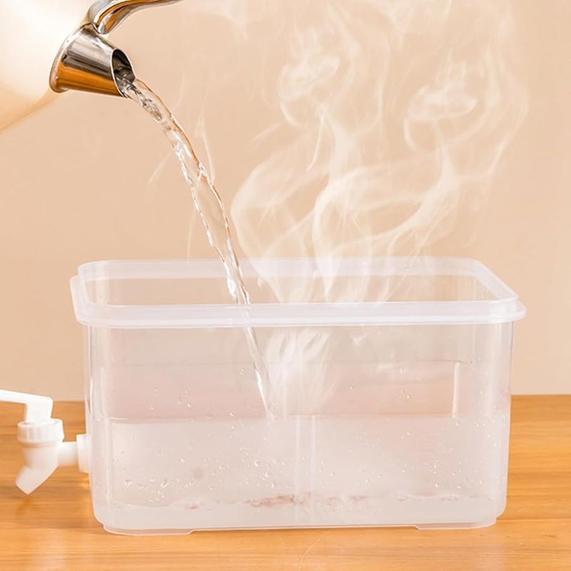 Extra Large Water Dispenser Pitcher For Refrigerator With Spigot And Date Storage - Image 4