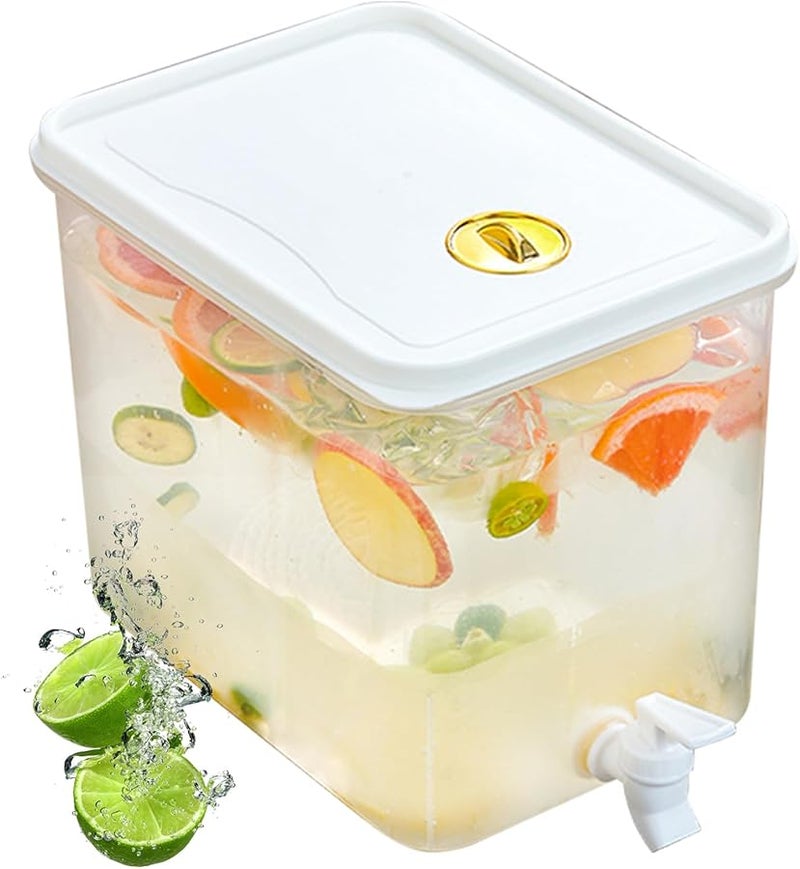 Extra Large Water Dispenser Pitcher For Refrigerator With Spigot And Date Storage - Image 1