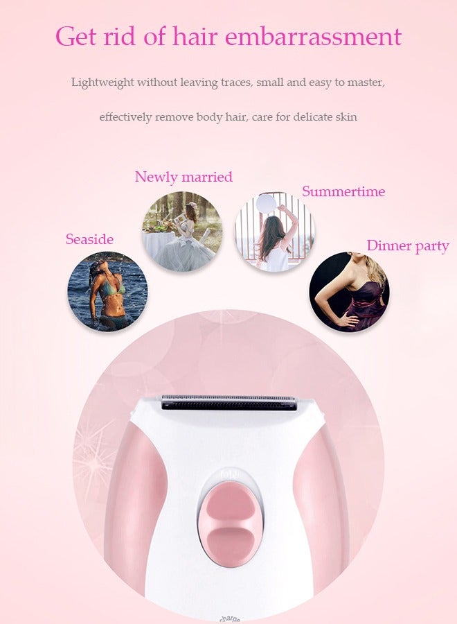 DUNISO جهاز إزالة الشعر الكهربائي لإزالة الشعر للنساء، جهاز إزالة الشعر بدون سلك، جهاز إزالة الشعر متعدد الوظائف بدون ألم، مع شحن USB مدمج، مناسب للشفاه العليا، خط البيكيني، الإبطين، الساقين، الذراعين، الوجه - Image 5