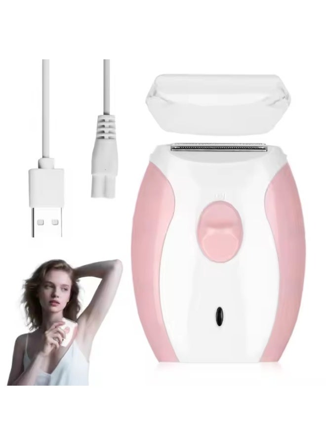 DUNISO جهاز إزالة الشعر الكهربائي لإزالة الشعر للنساء، جهاز إزالة الشعر بدون سلك، جهاز إزالة الشعر متعدد الوظائف بدون ألم، مع شحن USB مدمج، مناسب للشفاه العليا، خط البيكيني، الإبطين، الساقين، الذراعين، الوجه - Image 1