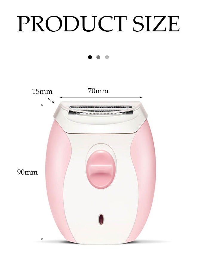 DUNISO جهاز إزالة الشعر الكهربائي لإزالة الشعر للنساء، جهاز إزالة الشعر بدون سلك، جهاز إزالة الشعر متعدد الوظائف بدون ألم، مع شحن USB مدمج، مناسب للشفاه العليا، خط البيكيني، الإبطين، الساقين، الذراعين، الوجه - Image 3