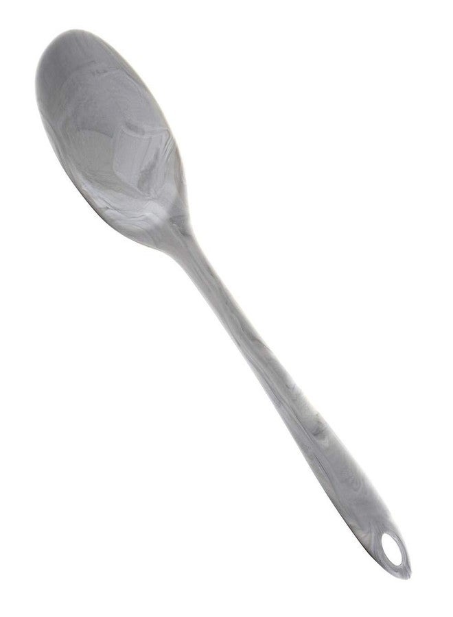 Norpro Silicone Spoon, Marble, Gray Marble, 11.25", (NP2994) - Image 1