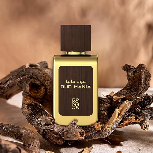 NYLAA Oud Mania 100ml Perfume for Men - Eau de Parfum Spray - Oriental Spicy Perfume Blend of Amber, Cedarwood with Aromatic Musk - Image 5