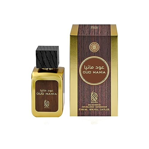 NYLAA Oud Mania 100ml Perfume for Men - Eau de Parfum Spray - Oriental Spicy Perfume Blend of Amber, Cedarwood with Aromatic Musk - Image 3