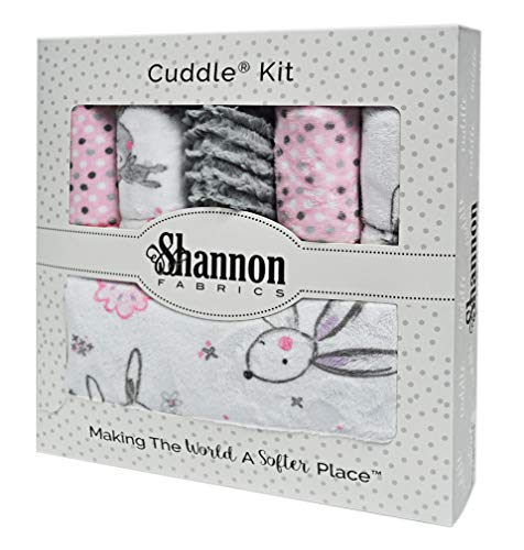 Shannon FABRICS Minky Bambino Bunny Hunny Cuddle Kit Quilt Kit Shannon Fabrics - Image 1