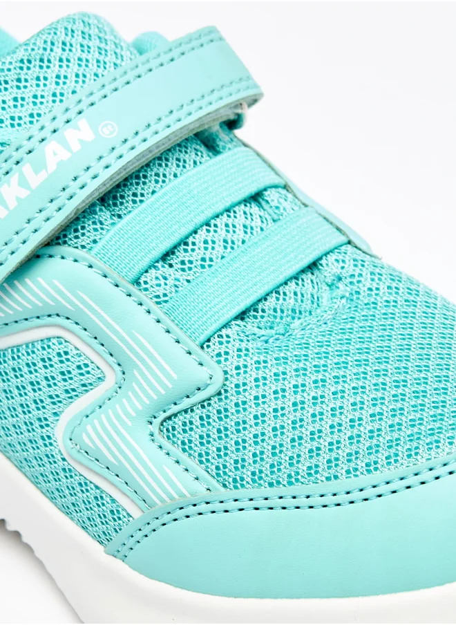 Oaklan by Shoexpress Girls Textured Sneakers with Hook and Loop Closure