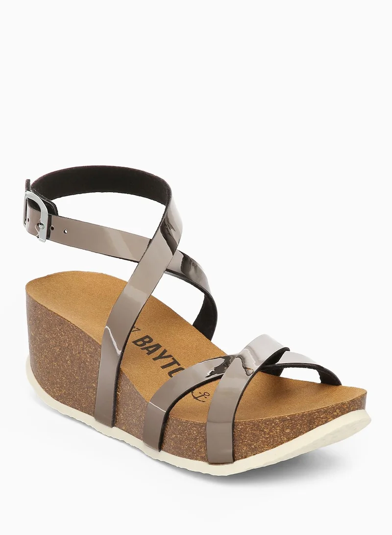 بيتون صنادل أستيريا بكعب إسفين متعدد الأشرطة