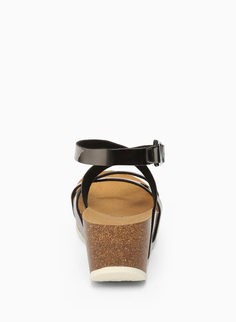 بيتون صنادل أستيريا بكعب إسفين متعدد الأشرطة