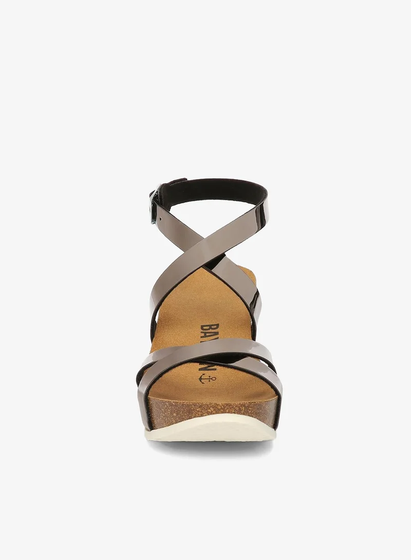 بيتون صنادل أستيريا بكعب إسفين متعدد الأشرطة