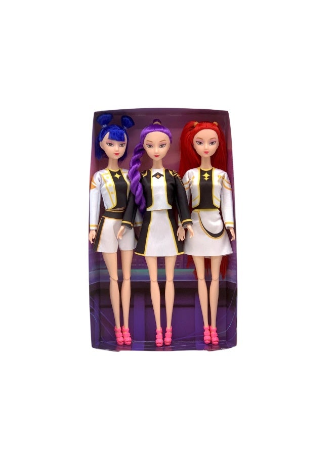 general KPop Demon Hunters trendy Girl Group Style fashion princess Doll doll set