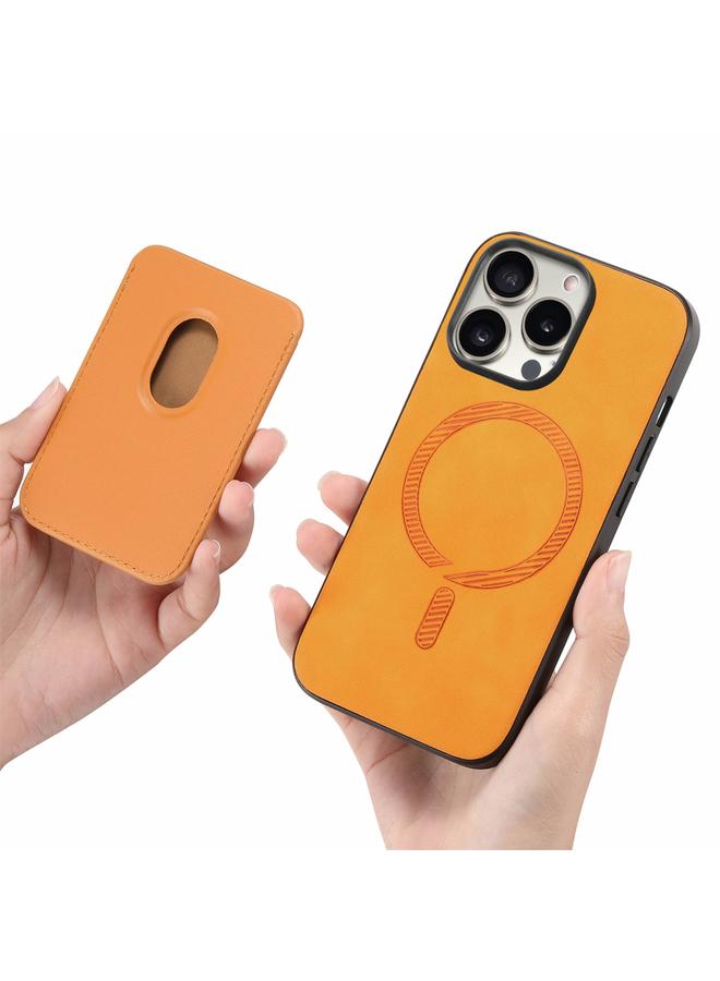 S-TOP Case For iPhone 14 Pro Max Retro Magsafe Card Bag PU Back Cover Phone Case - Image 4