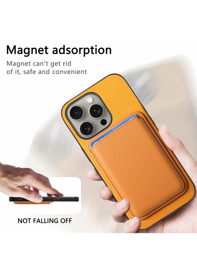 S-TOP Case For iPhone 14 Pro Max Retro Magsafe Card Bag PU Back Cover Phone Case - Image 5