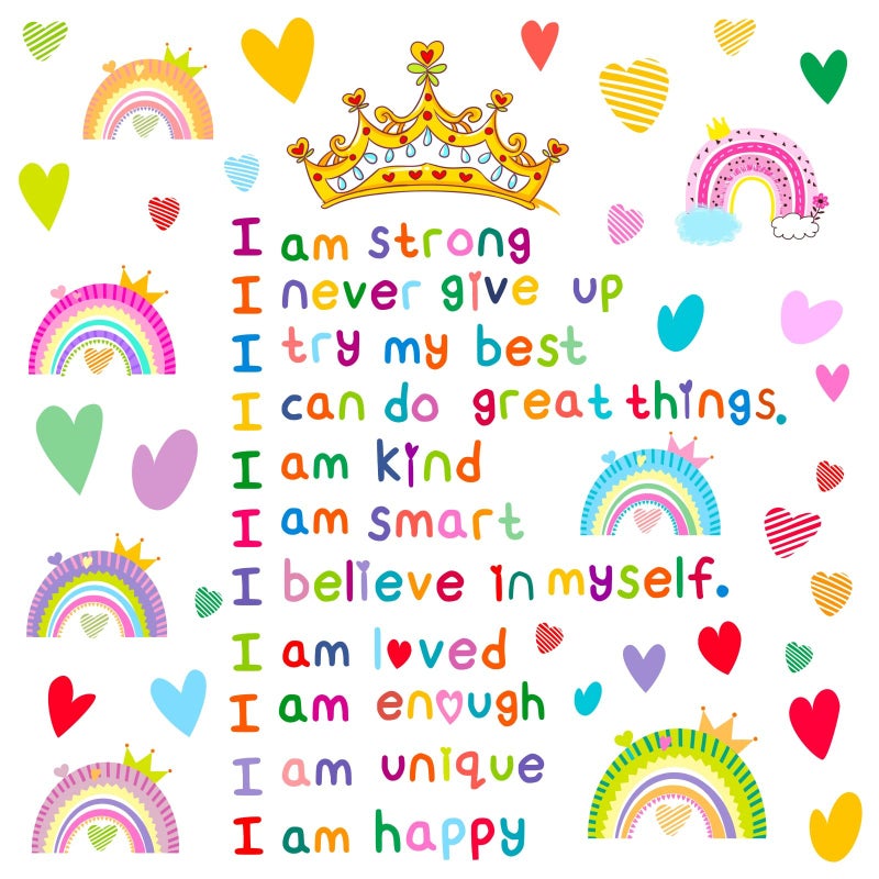 ملصق حائط ملون ملهم من إيسما لتزيين غرفة الأطفال بتصميم قلب 157 × 472 بوصة للاستخدام الفردي