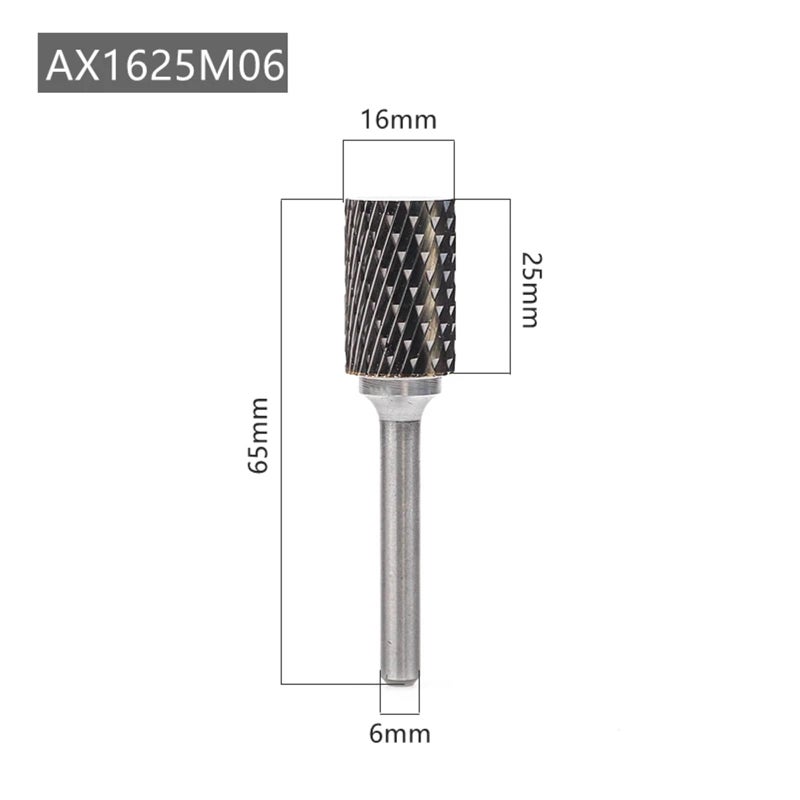 Ax1625m06 قاطعة دوارة من كربيد التنجستن لقاطعة الطحن والنحت والتفريز أداة طاحونة القالب - Image 3