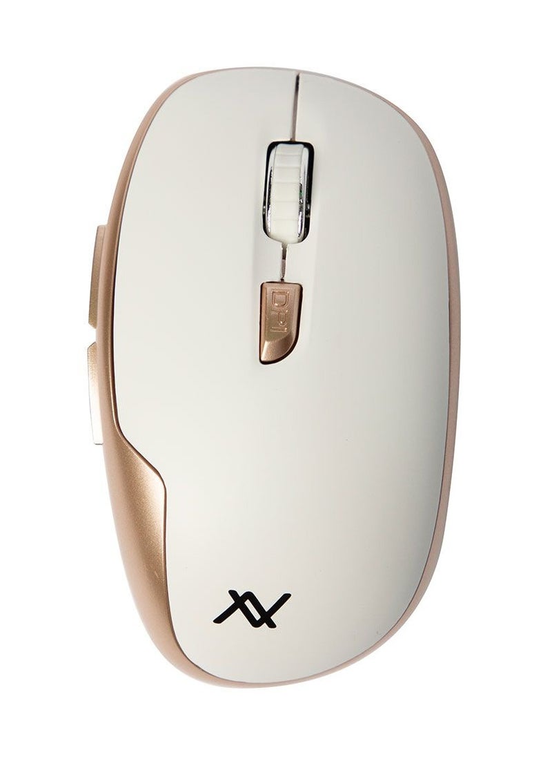 LAVVENTO L'AVVENTO (MO34W) 2.4GHz Wireless Mouse - White*Gold  - Image 1