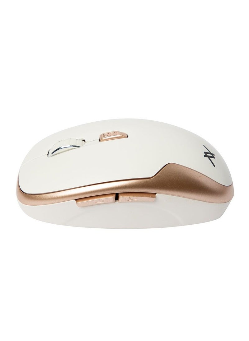 LAVVENTO L'AVVENTO (MO34W) 2.4GHz Wireless Mouse - White*Gold  - Image 2