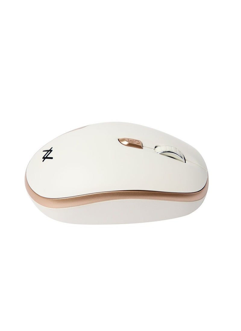 LAVVENTO L'AVVENTO (MO34W) 2.4GHz Wireless Mouse - White*Gold  - Image 4