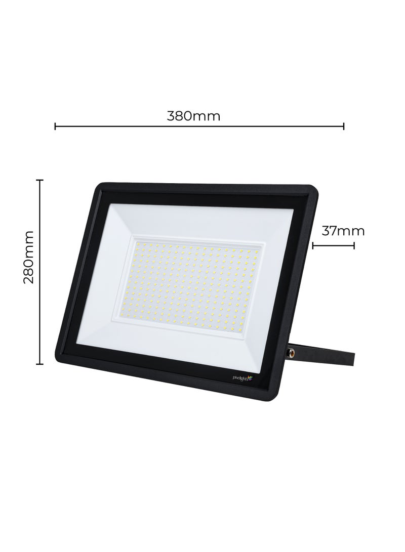 Pixelights 200W LED Flood Light, White -6500K, IP65, 25000Hr Life, 2years Warranty, suitable Garden, Playground, Garage, Factories, Parking Lot, Park, Playground etc. Part#PIXEL62200WHI - Image 2