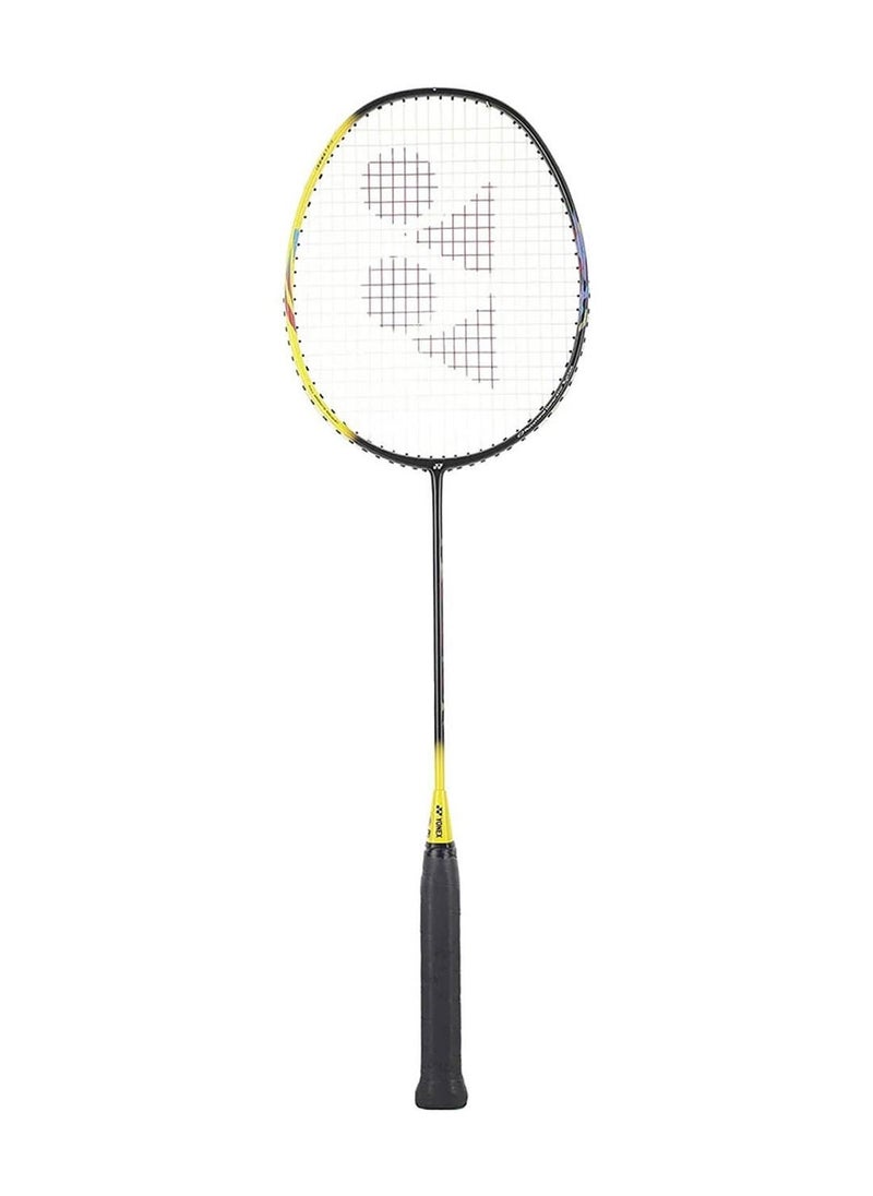 Yonex Astrox 01 Feel Black Yellow 4U G4 Racket + Mavis 2000 Green Cap Slow Badminton Shuttlecock 6 Pack, Yellow Pack  - Image 2