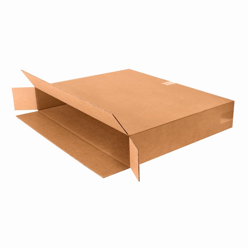 BOX USA صندوق صناديق النقل الأمريكية، 30"طول x 5"عرض x 24"ارتفاع 10-عبوة صندوق كرتوني كبير ذو تحميل جانبي للتعبئة والشحن والتخزين - Image 1