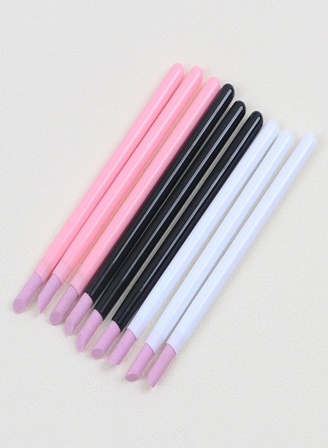 JERCLITY 9 Pieces Quartz Stone Nail File Cuticle Pusher Pen Peeling Dead Skin Cuticle Remover Pen Nail Buffer Pen for Nail Art - Image 5