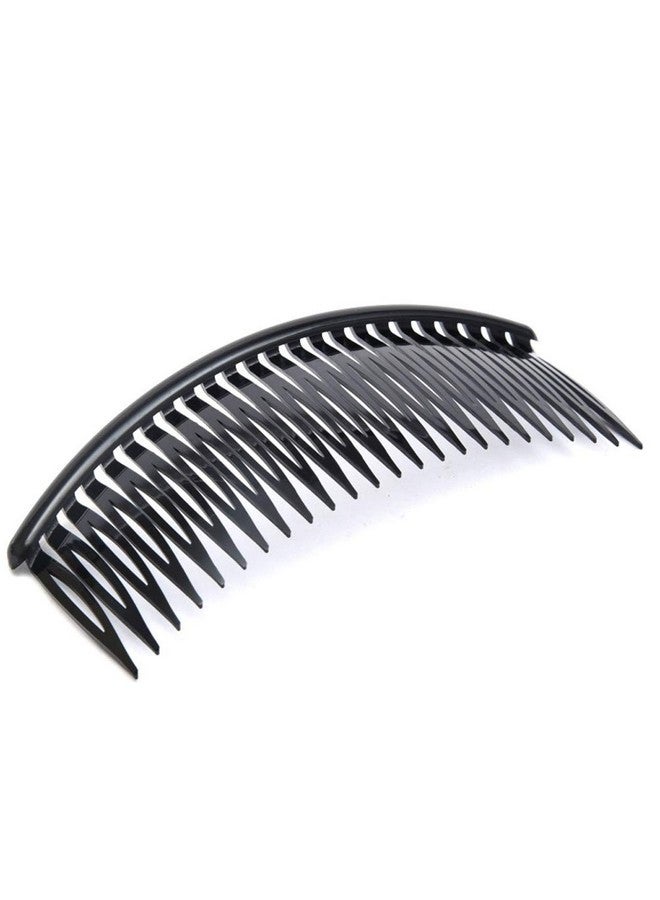 Teensery 12 Pcs Black Plastic Side Hair Combs With 24 Teeth Hair Comb Clip Diy Hair Accessories For Women And Girls - Image 3