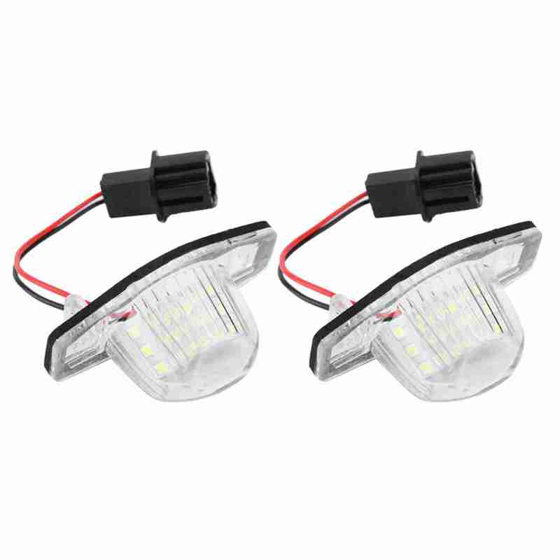 LED License Plate Light High Brightness Corrosion Resistant Heat Resistant Durable LED License Lamp for Honda Fit Jazz 2002-2014 - Image 1