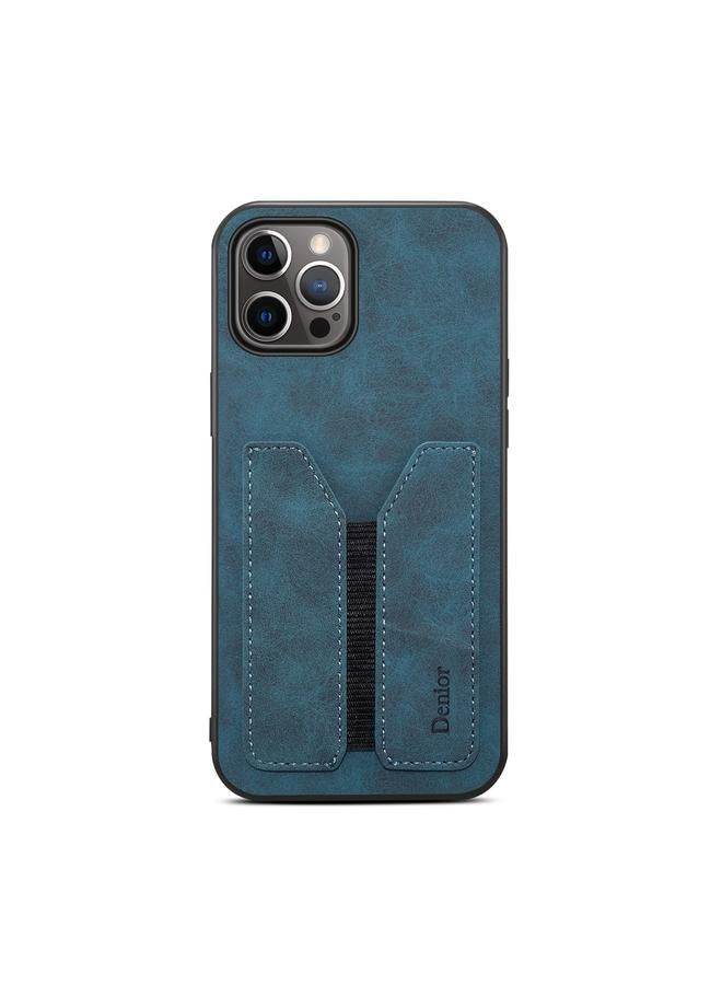 Denior Case For iPhone 13 Pro Max Elastic Card Slot PU + TPU Phone Case - Image 2