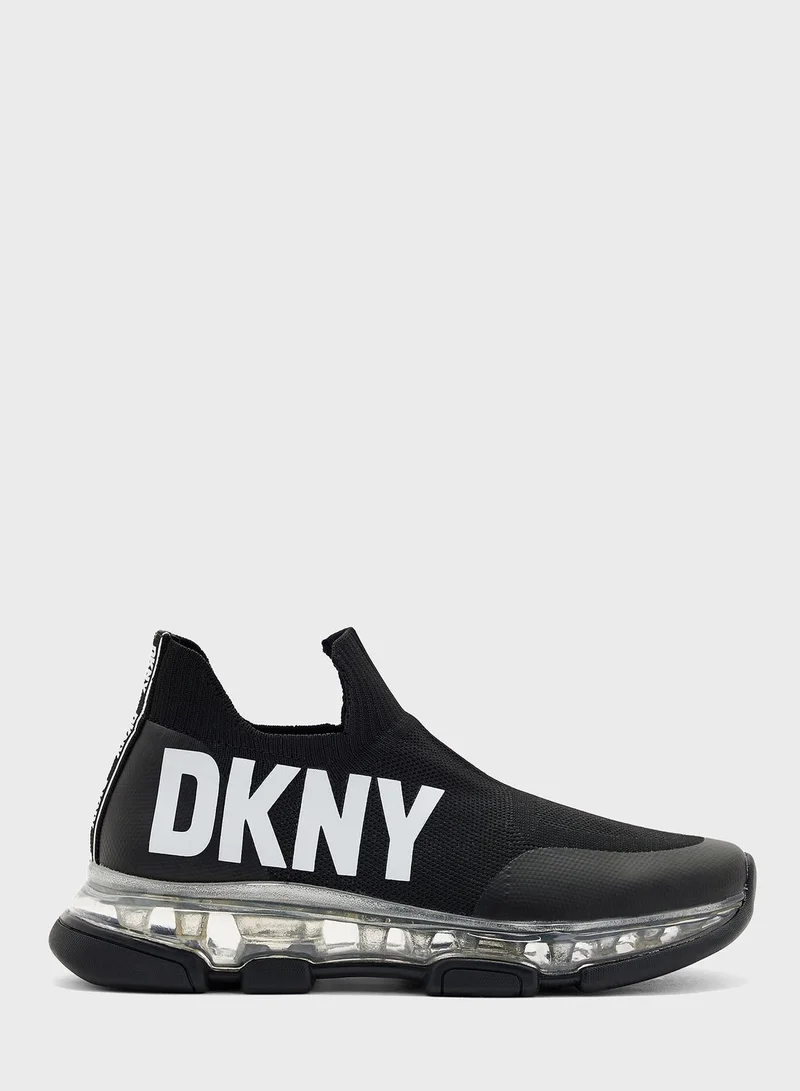 DKNY Tokyo Monogram Low Top Sneakers