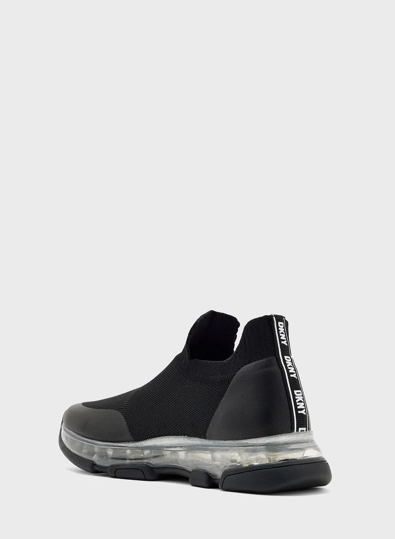 DKNY Tokyo Monogram Low Top Sneakers