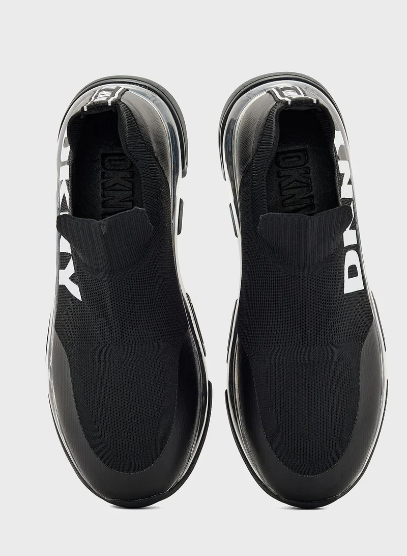 DKNY Tokyo Monogram Low Top Sneakers