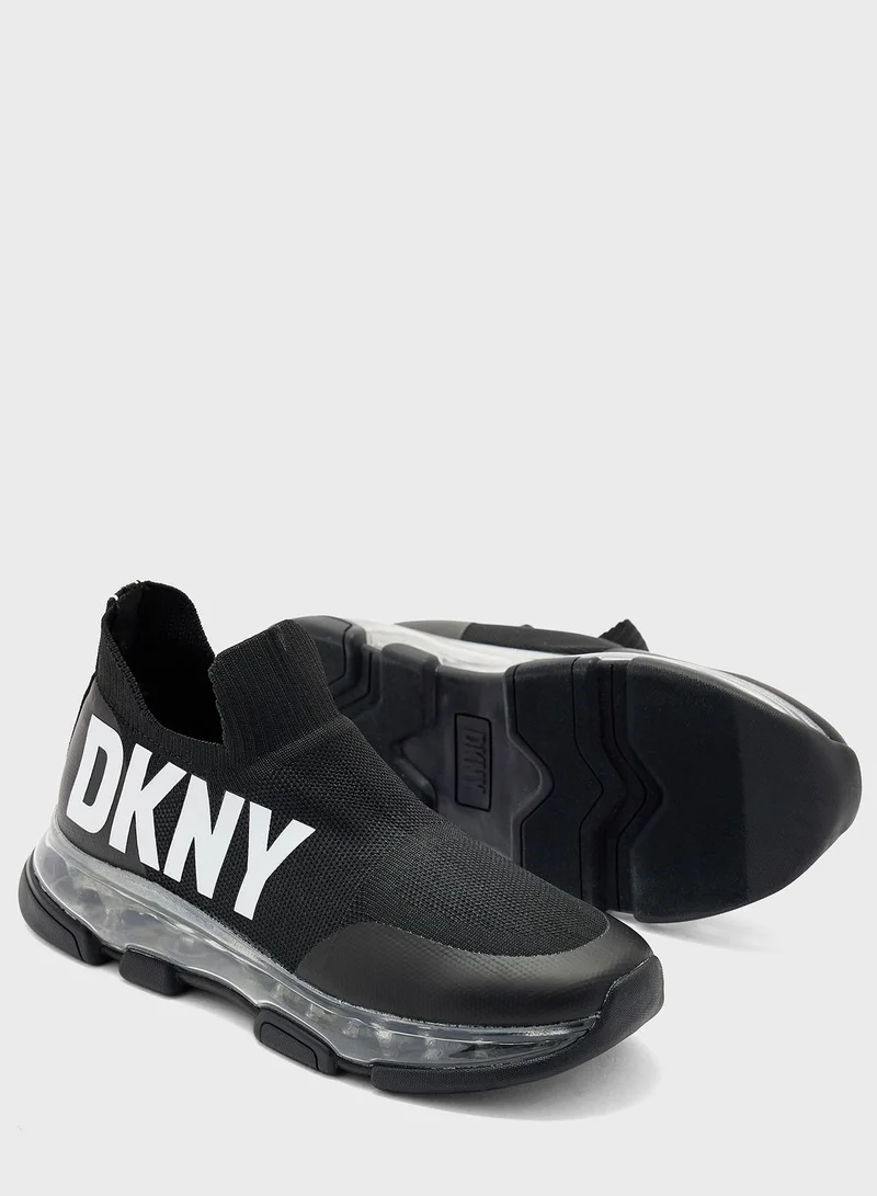 DKNY Tokyo Monogram Low Top Sneakers