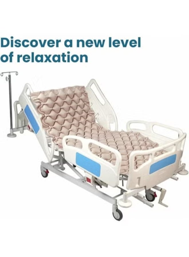 Alternating Pressure Air Mattress with Electric Pump for Patient Care, Inflatable Bubble Mattress for Home and Healthcare Use – Single Size - Image 2