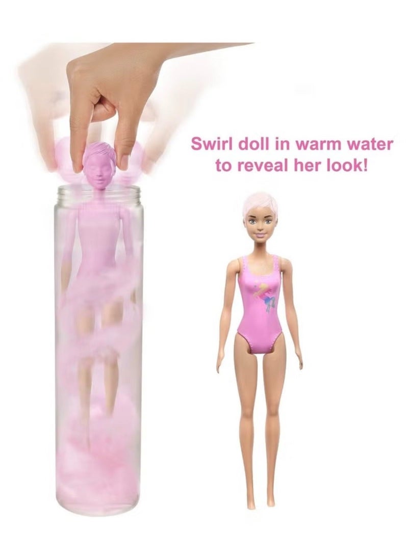 Doll with 6 surprises, Water reveals the doll's appearance and appearance of the dress, Surprise Box, Blind Box - Image 4