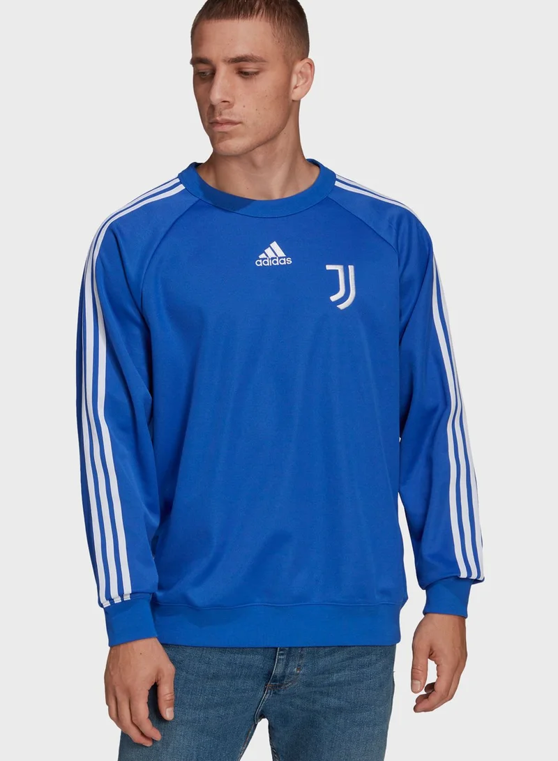 adidas سويت شيرت مزين بشعار يوفنتوس