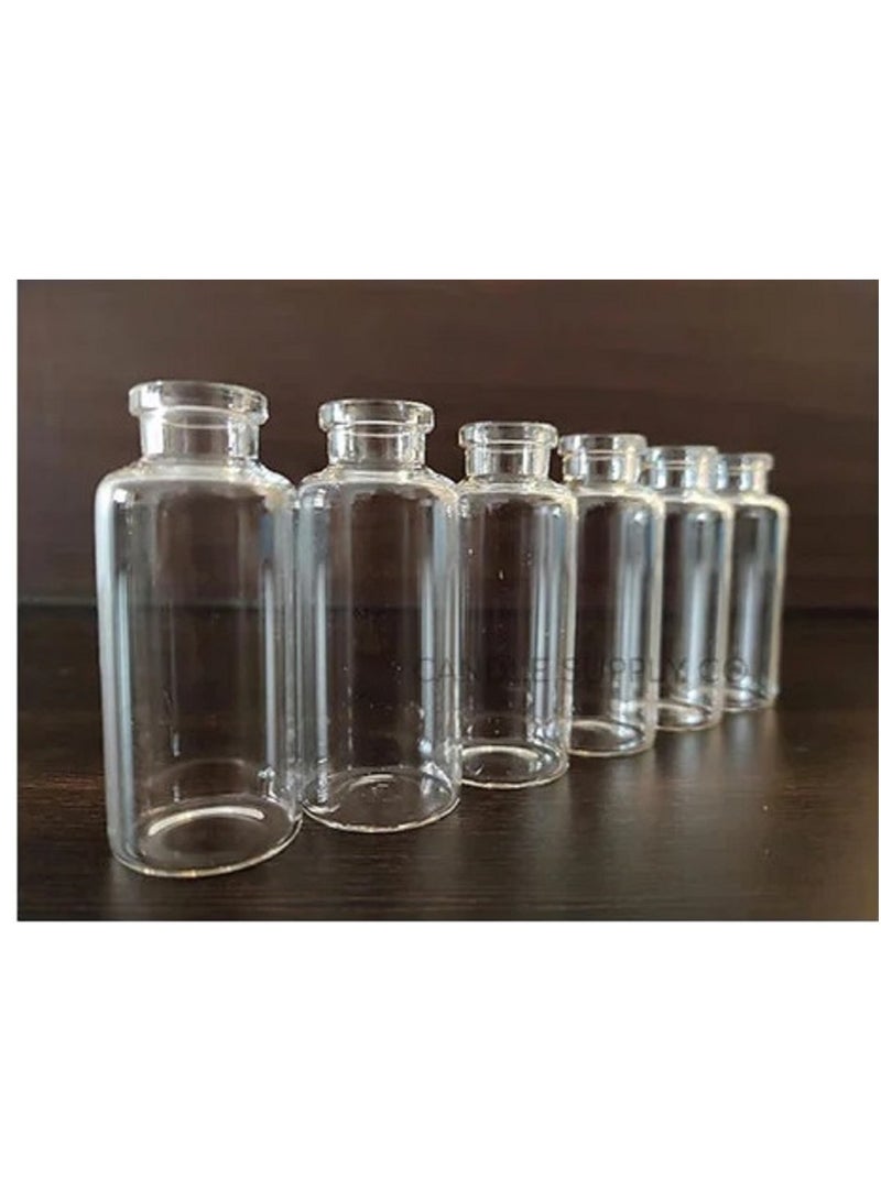 4 قطع من برطمانات الفلين الزجاجية الصغيرة - شفافة 7 سم - Image 3
