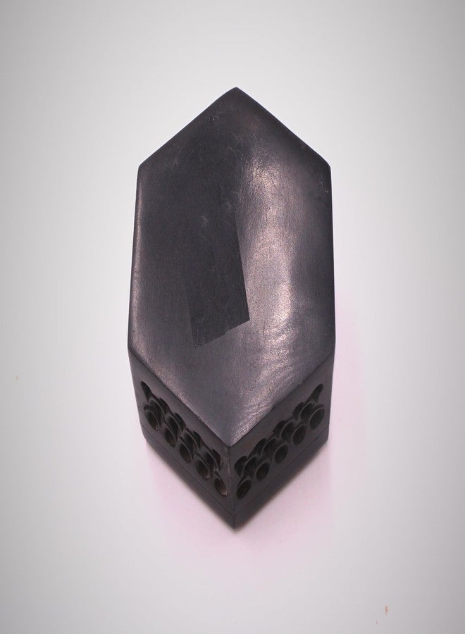 SANDSTERS VR SOURCING Hexagon Black Marble Box with Jali Carving | Handcrafted Marble Jewelry/Trinket Storage Box | Decorative Keepsake Box for Home & Gifts - Image 5
