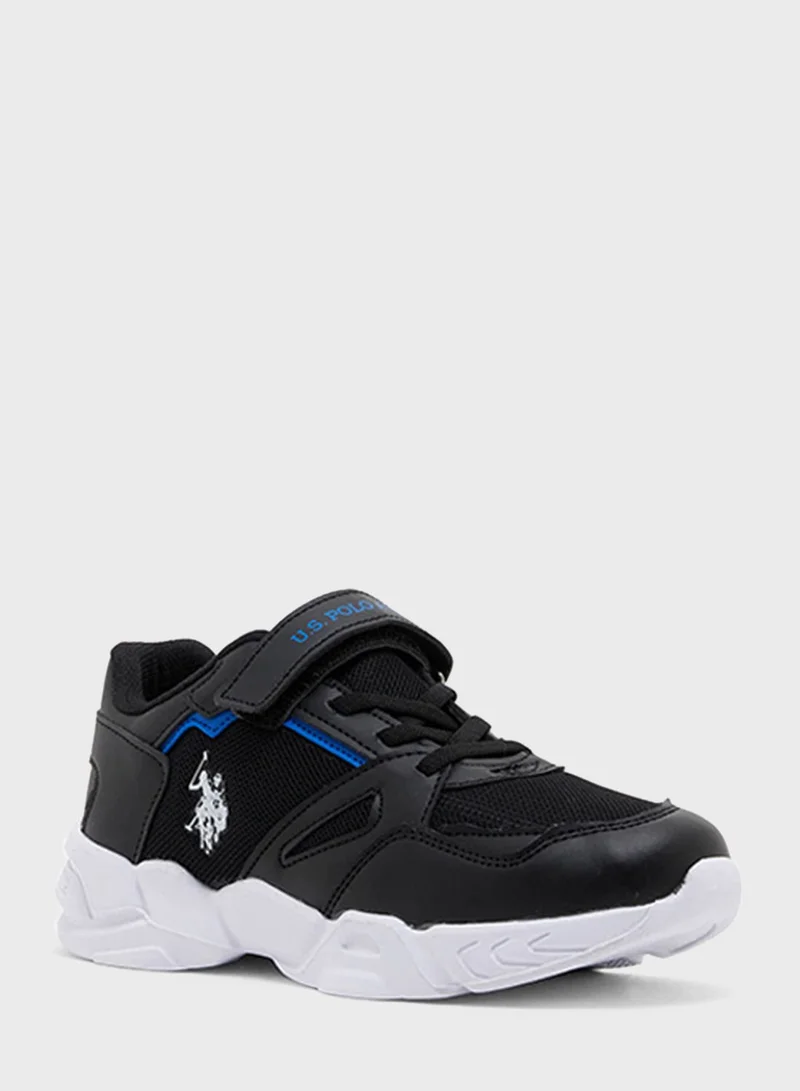 U.S.Polo Kids Low Top Velcro Sneakers