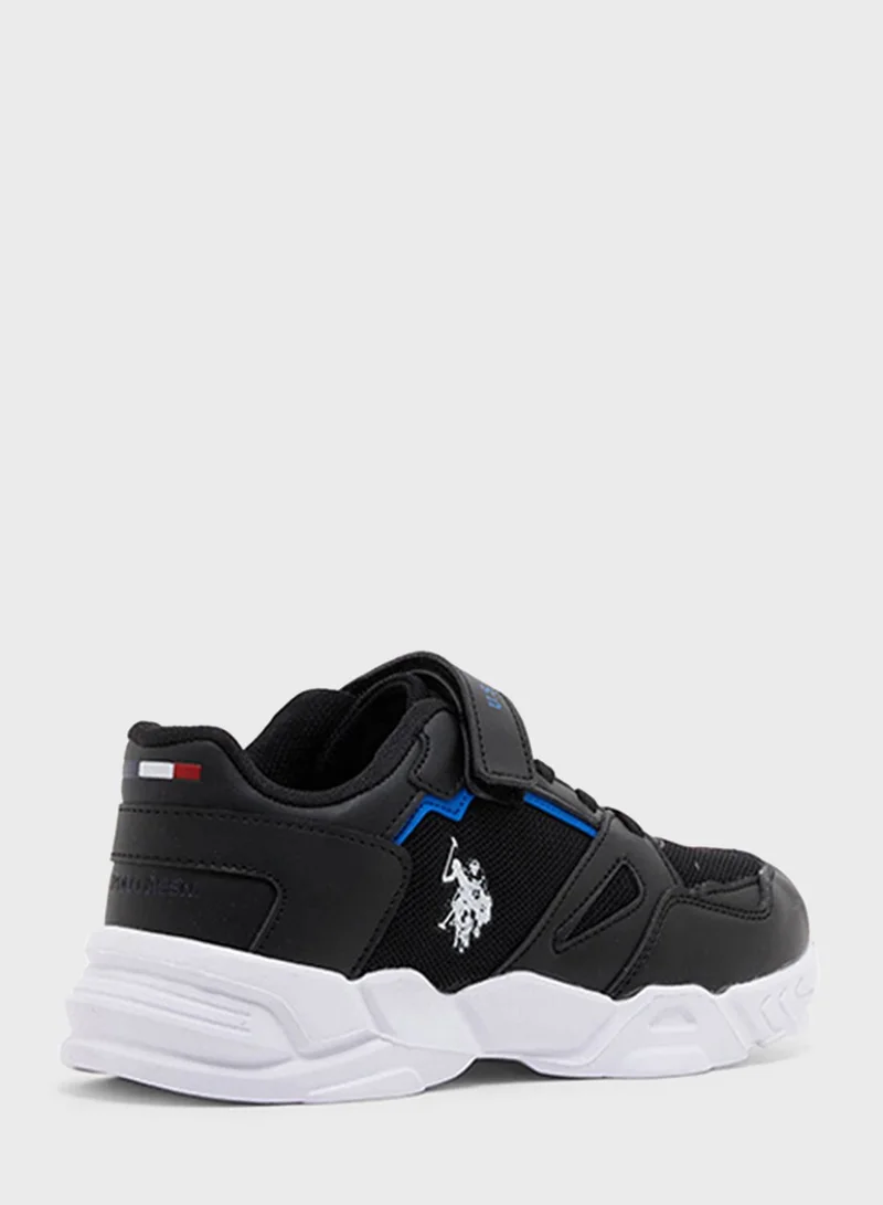U.S.Polo Kids Low Top Velcro Sneakers