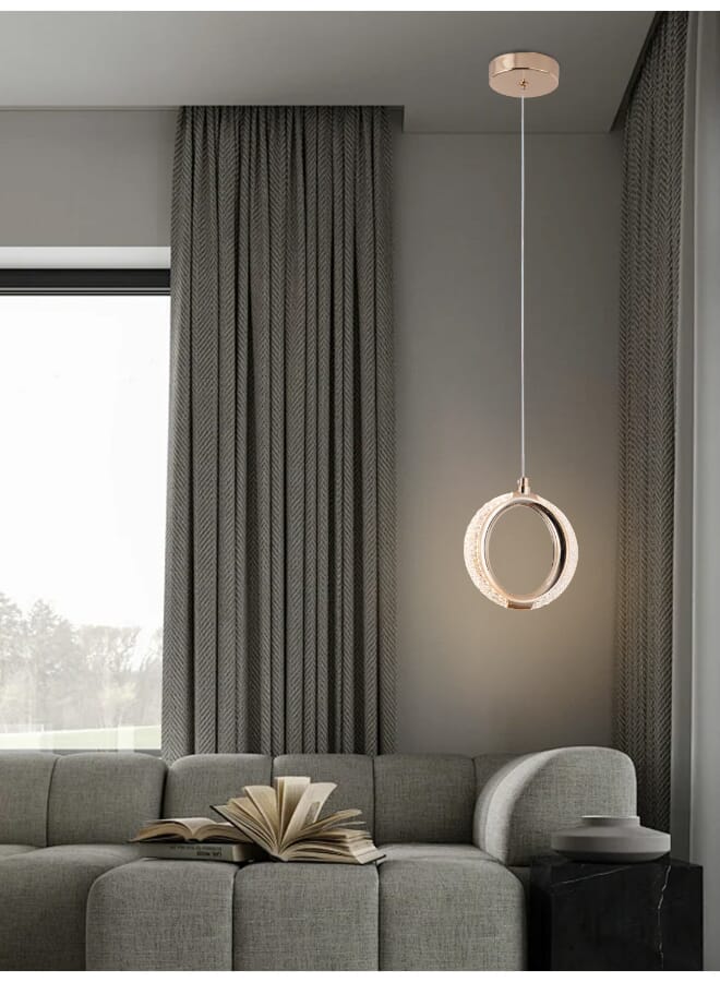 بيست باور مصباح سقف معلق LED مودرن 9894 – 7 واط، بثلاثة أوضاع إضاءة، قاعدة 10 سم، وسلك قابل للتعديل حتى 180 سم – أنيق للمطبخ أو غرفة الطعام والمعيشة - Image 1