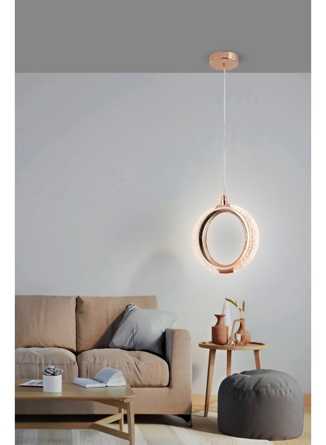 بيست باور مصباح سقف معلق LED مودرن 9894 – 7 واط، بثلاثة أوضاع إضاءة، قاعدة 10 سم، وسلك قابل للتعديل حتى 180 سم – أنيق للمطبخ أو غرفة الطعام والمعيشة - Image 2