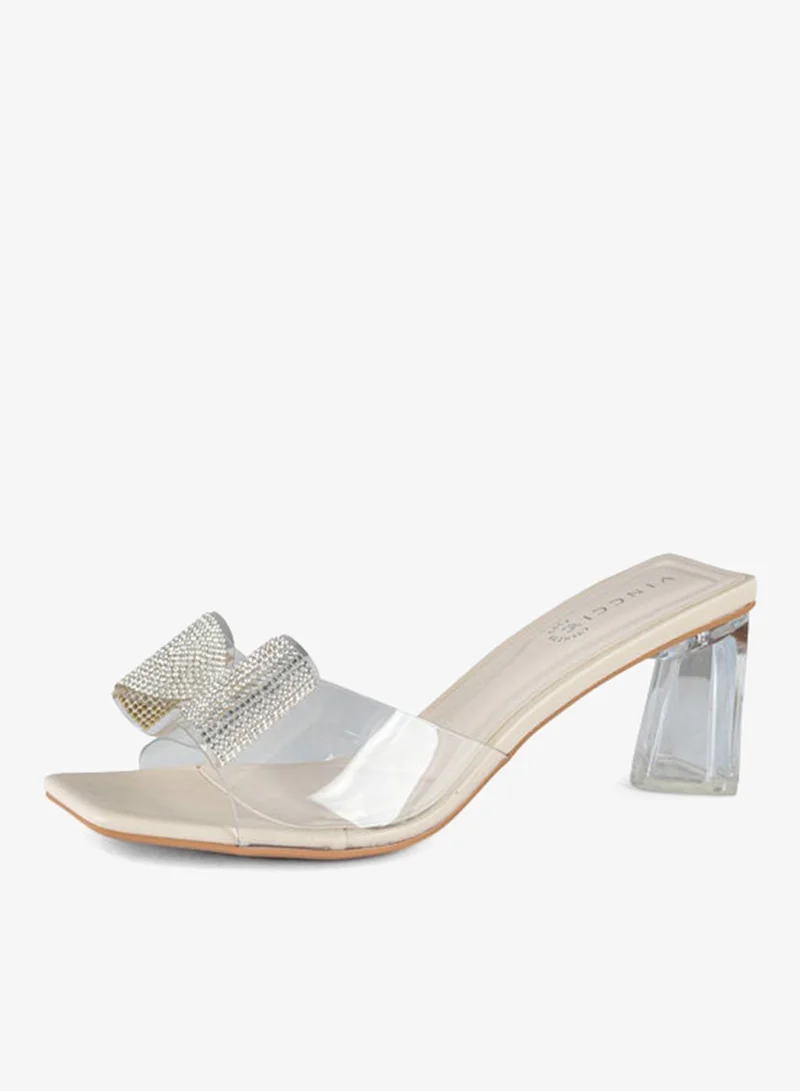 Vincci Women One Strap Mid Heel Sandals