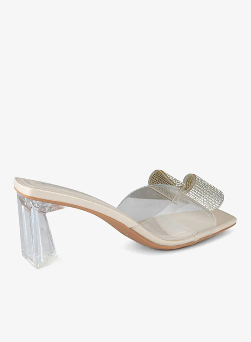 Vincci Women One Strap Mid Heel Sandals